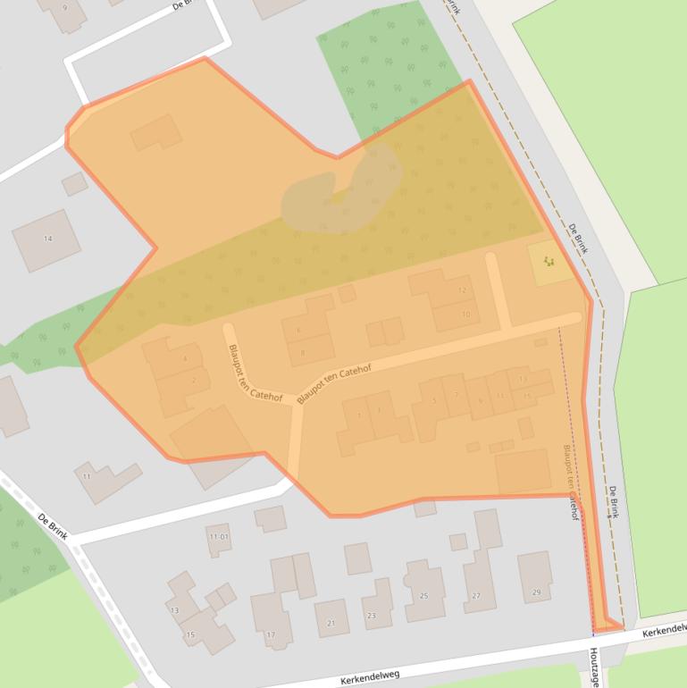 Kaart van postcodegebied 3775KX.