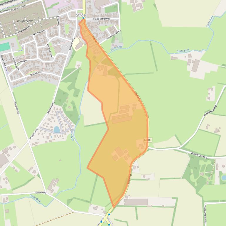 Kaart van postcodegebied 3776LM.