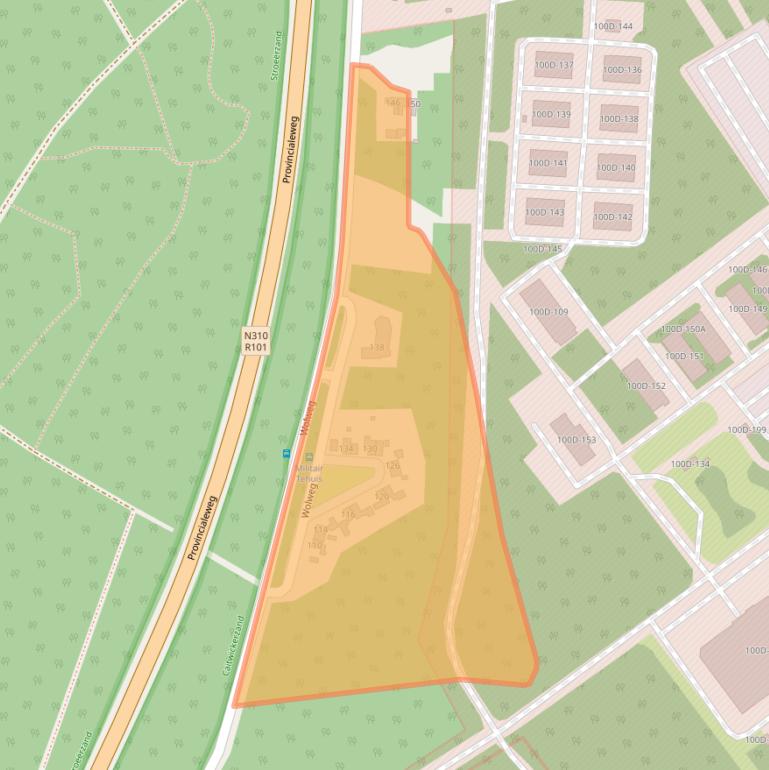 Kaart van postcodegebied 3776LS.