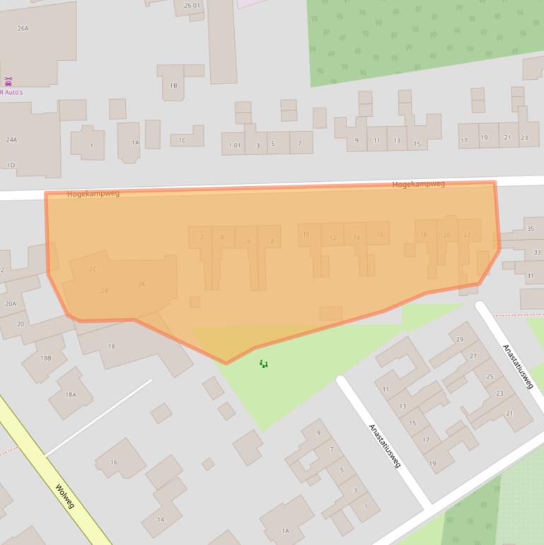 Kaart van postcodegebied 3776MB.