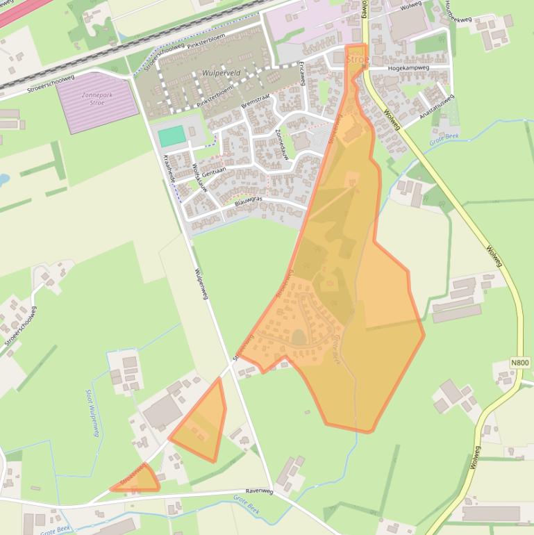 Kaart van postcodegebied 3776MK.