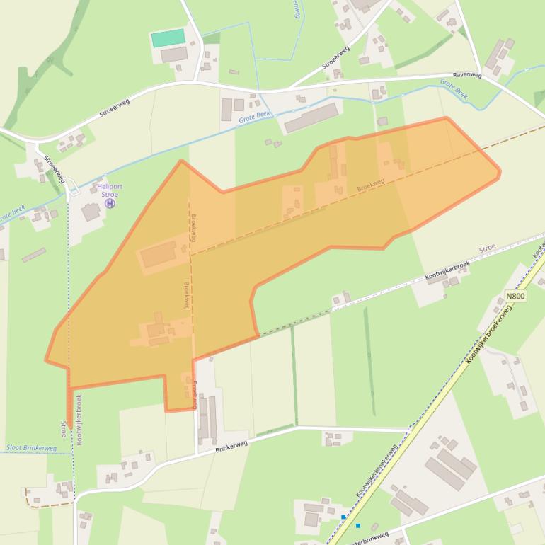 Kaart van postcodegebied 3776MR.