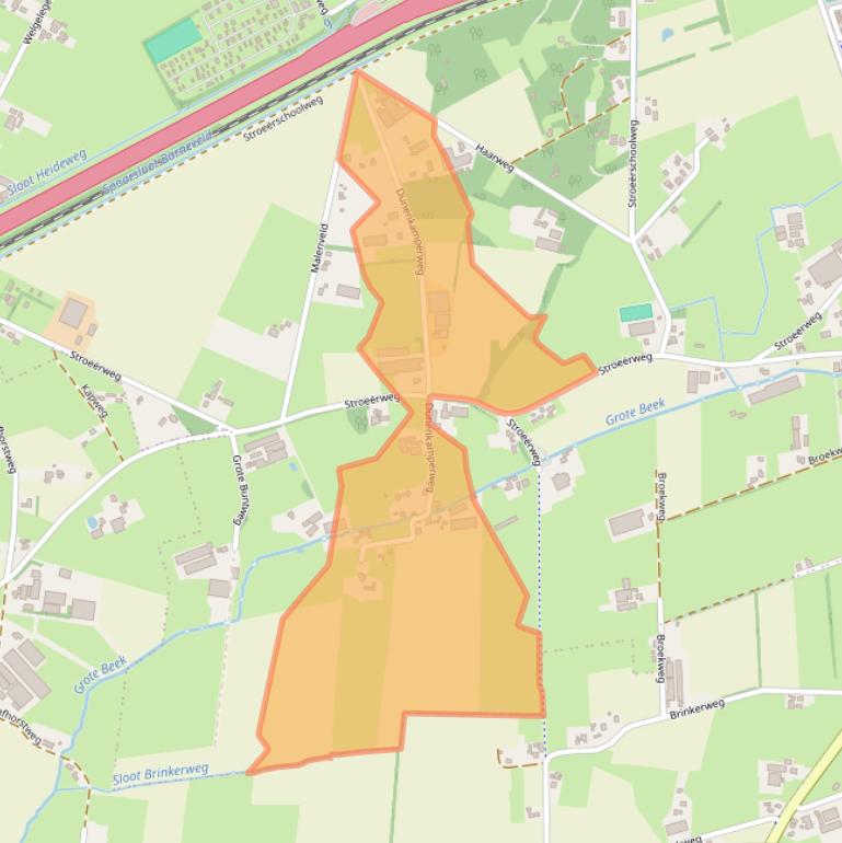 Kaart van postcodegebied 3776MT.