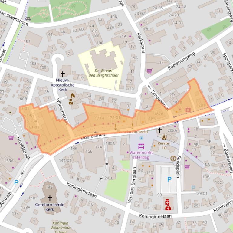 Kaart van postcodegebied 3781AE.