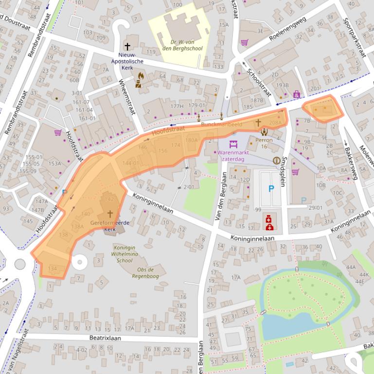 Kaart van postcodegebied 3781AK.