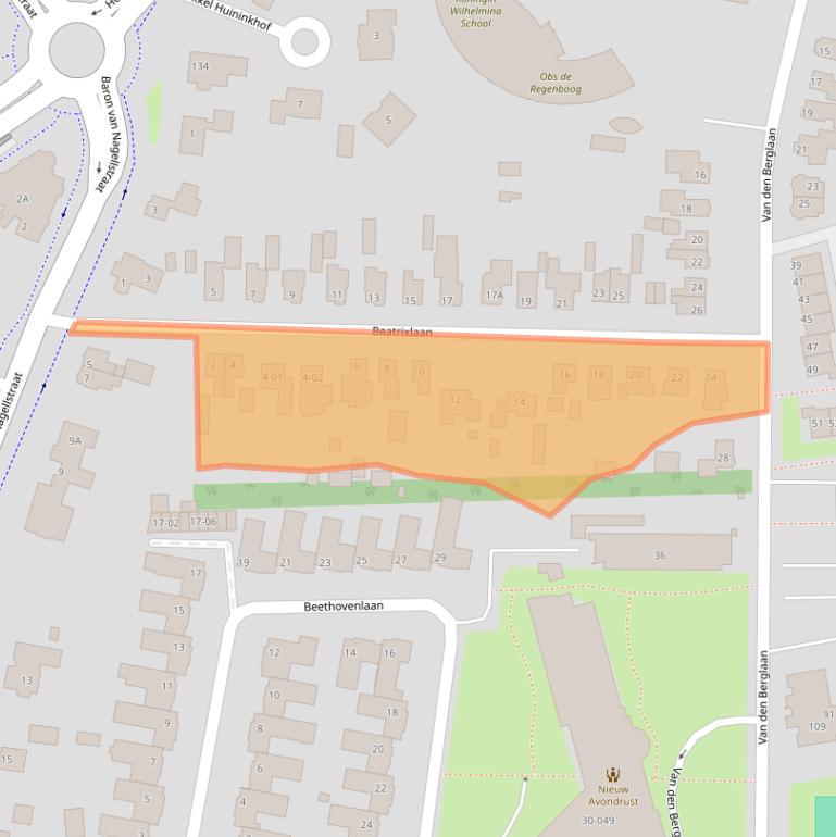 Kaart van postcodegebied 3781AM.