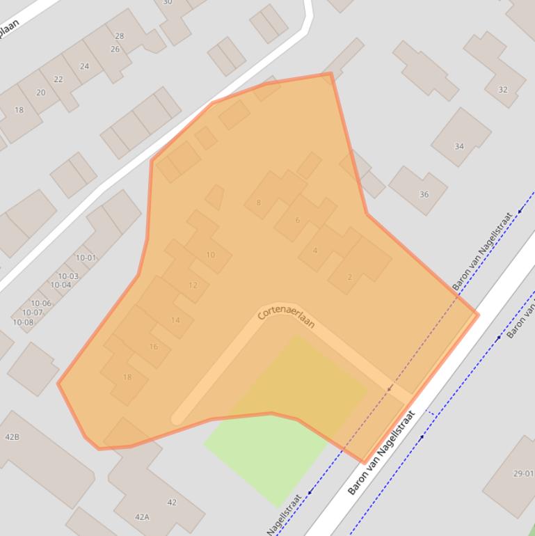 Kaart van postcodegebied 3781AW.