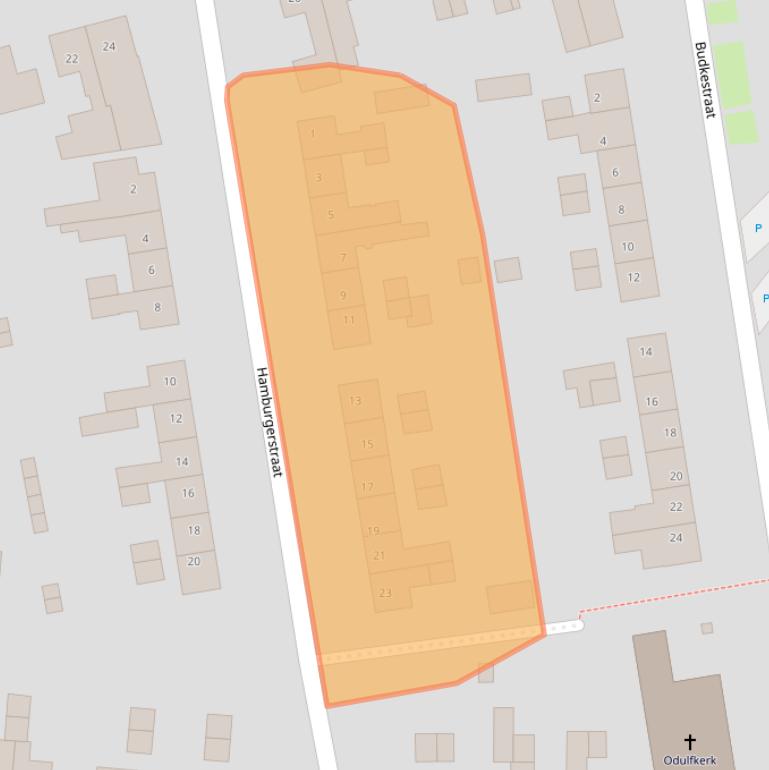 Kaart van postcodegebied 3781BV.