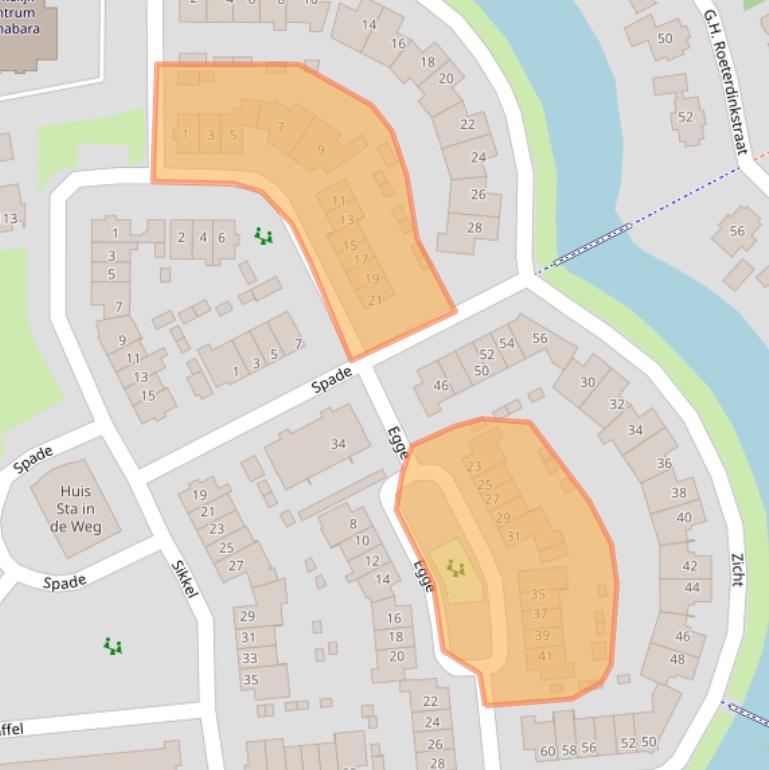 Kaart van postcodegebied 3781CH.