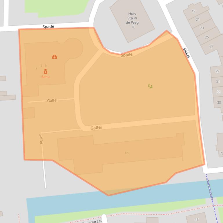 Kaart van postcodegebied 3781CL.