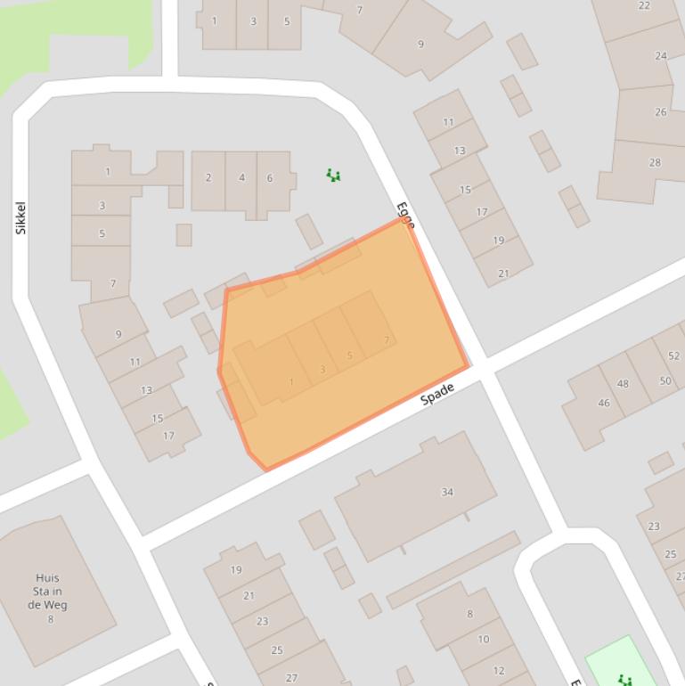 Kaart van postcodegebied 3781CM.