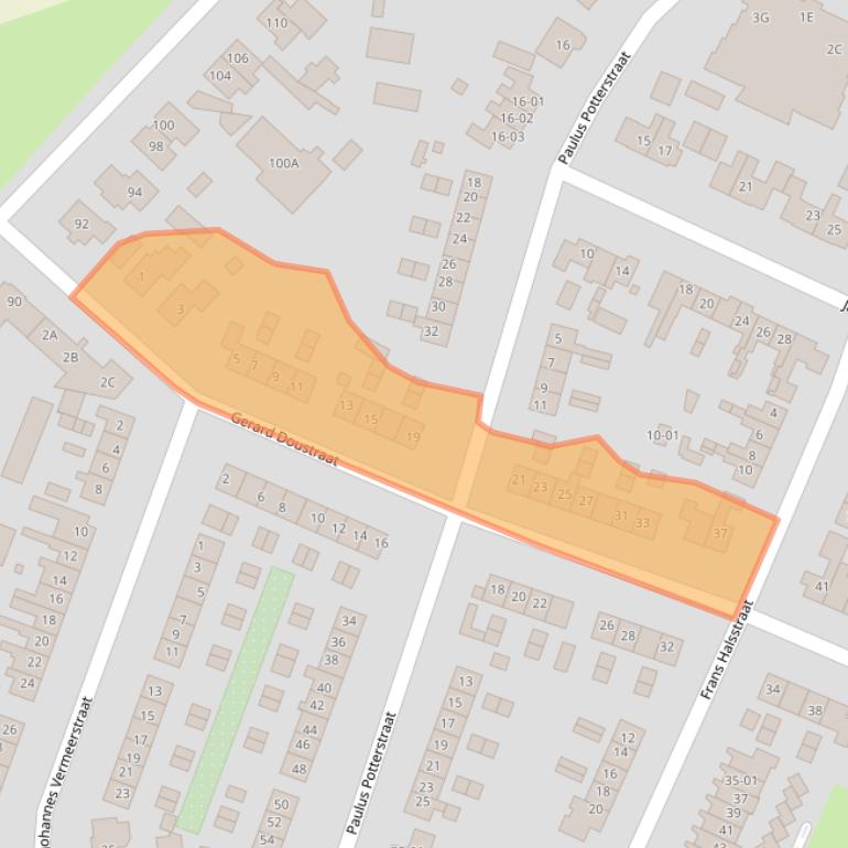 Kaart van postcodegebied 3781EH.