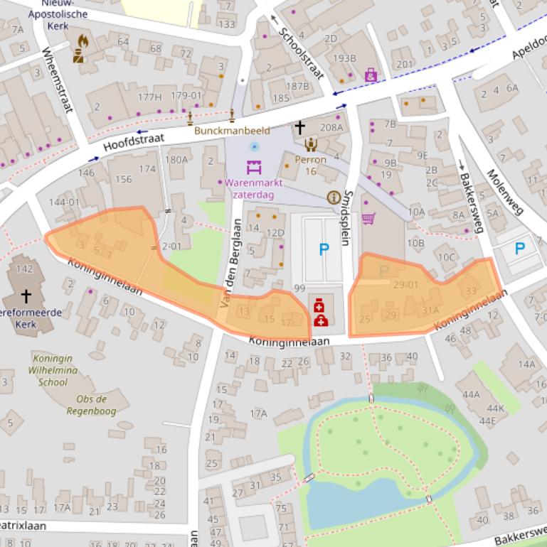 Kaart van postcodegebied 3781GK.