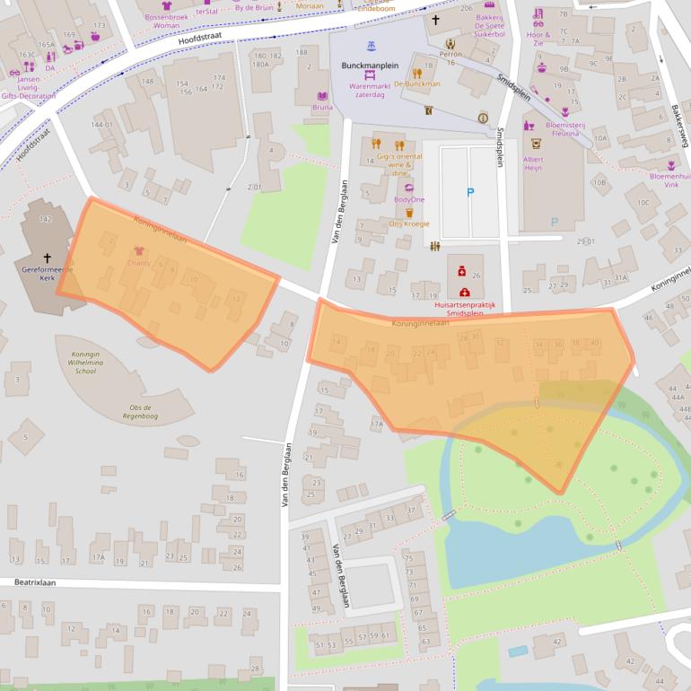 Kaart van postcodegebied 3781GL.