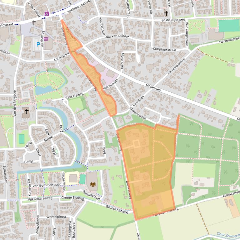 Kaart van postcodegebied 3781GN.