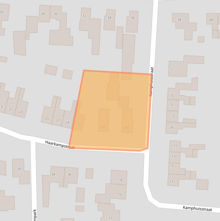 Kaart van postcodegebied 3781GV.