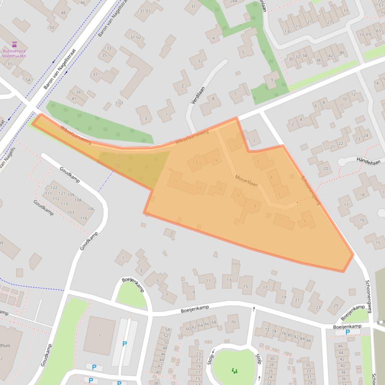 Kaart van postcodegebied 3781HG.