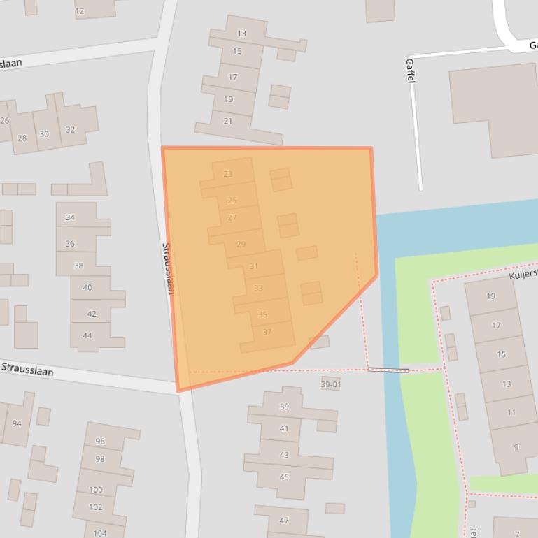 Kaart van postcodegebied 3781HK.