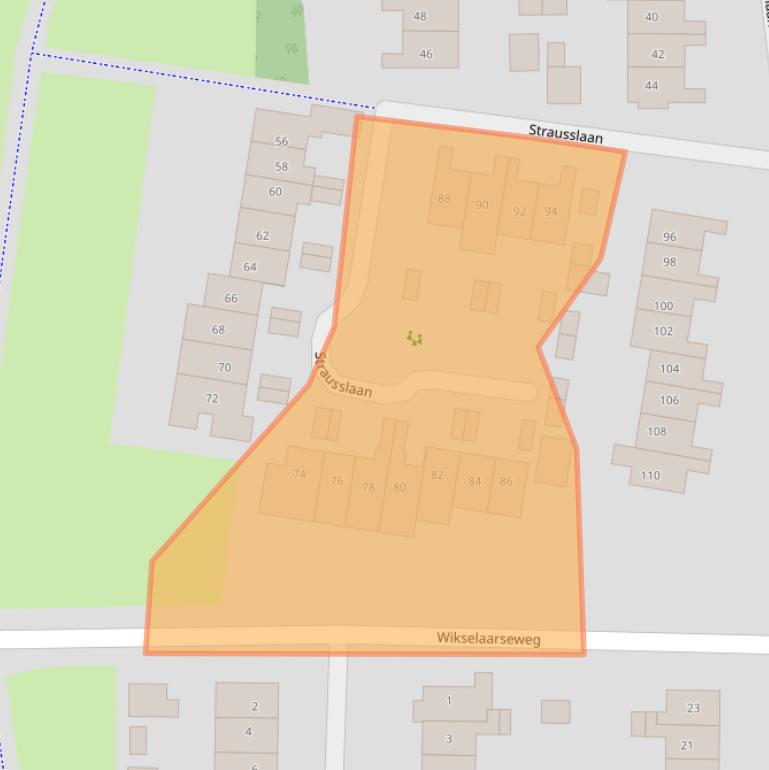 Kaart van postcodegebied 3781HR.