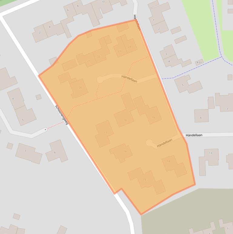 Kaart van postcodegebied 3781HV.