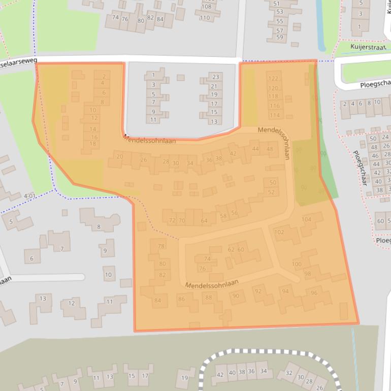 Kaart van postcodegebied 3781HW.