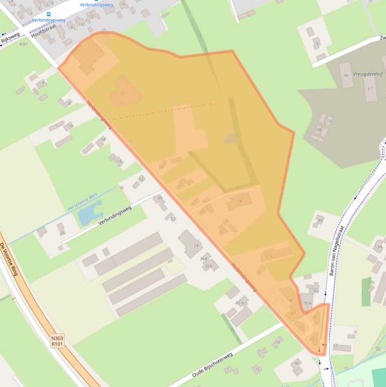 Kaart van postcodegebied 3781LR.