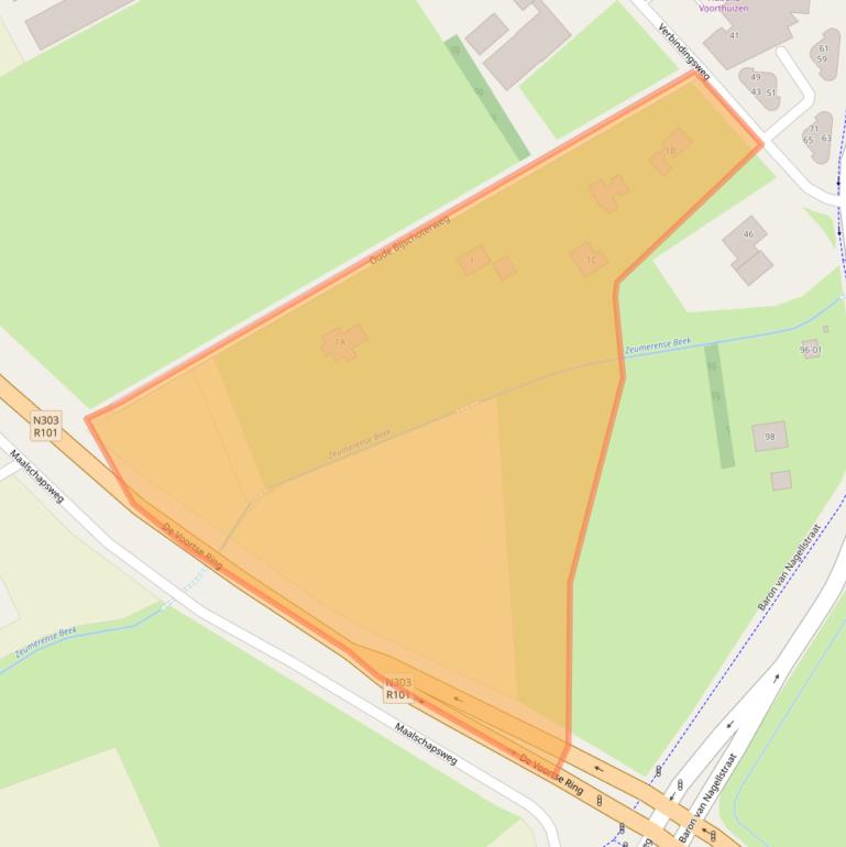 Kaart van postcodegebied 3781LV.