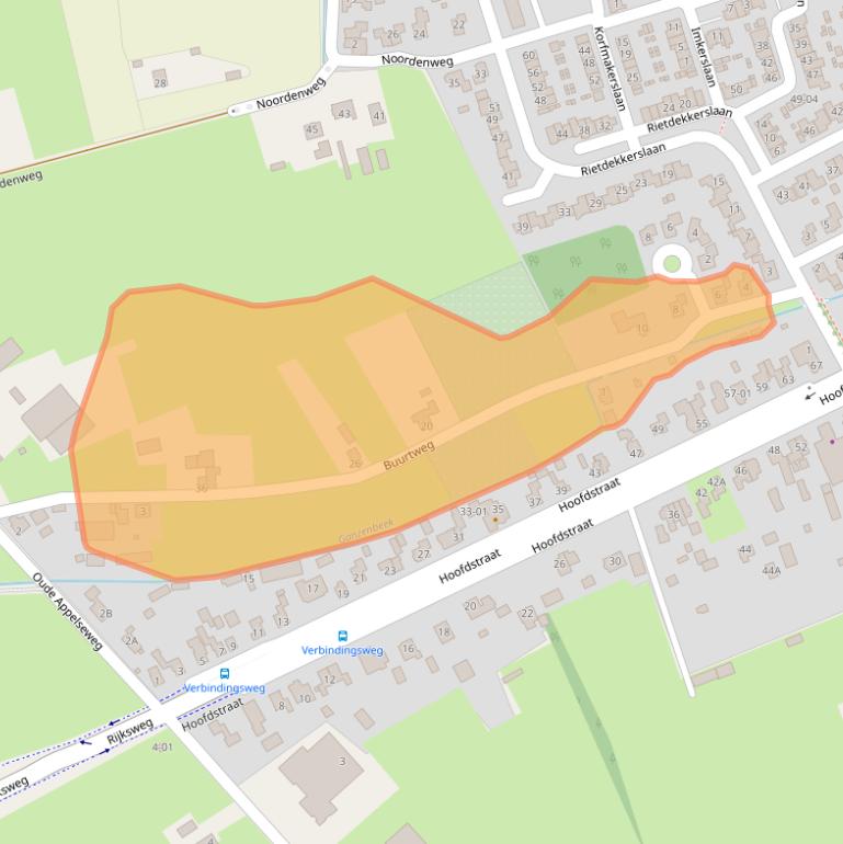 Kaart van postcodegebied 3781MG.