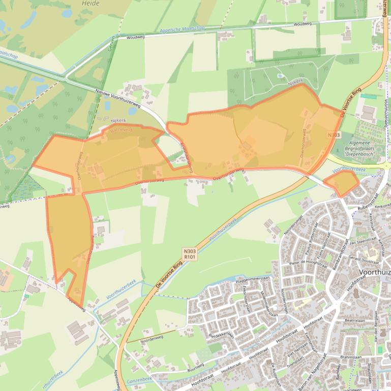 Kaart van postcodegebied 3781ND.