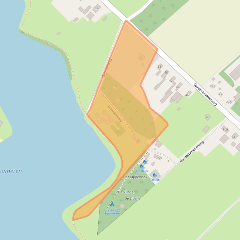 Kaart van postcodegebied 3781PA.