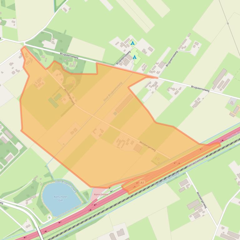 Kaart van postcodegebied 3781PE.