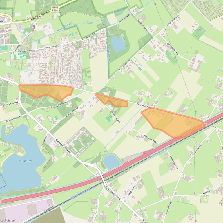 Kaart van postcodegebied 3781PH.