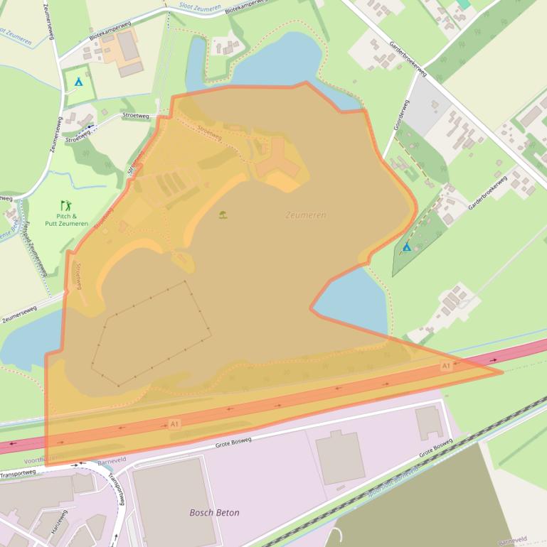 Kaart van postcodegebied 3781PR.