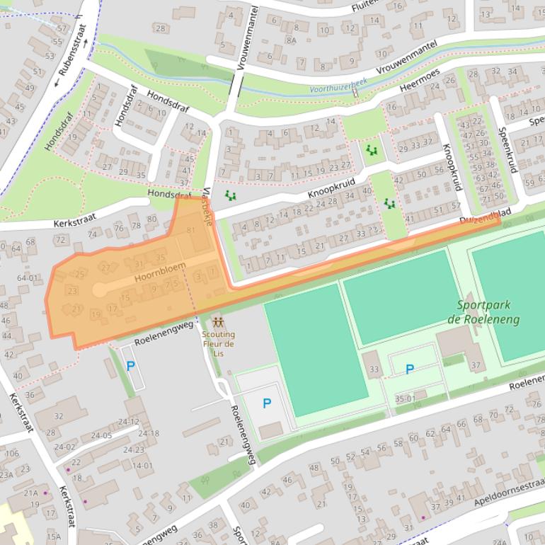 Kaart van postcodegebied 3781SB.