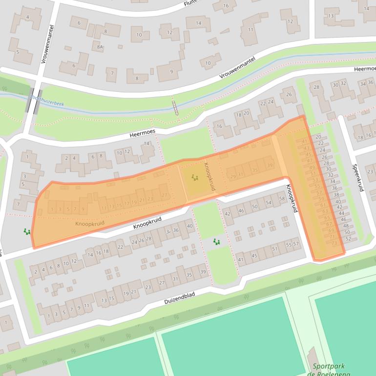 Kaart van postcodegebied 3781SG.