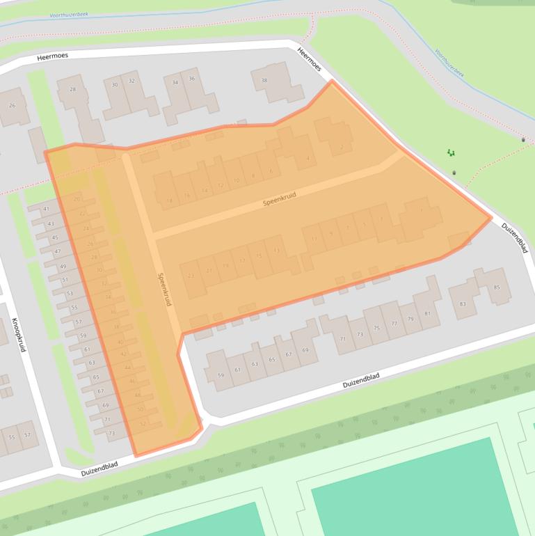 Kaart van postcodegebied 3781SJ.