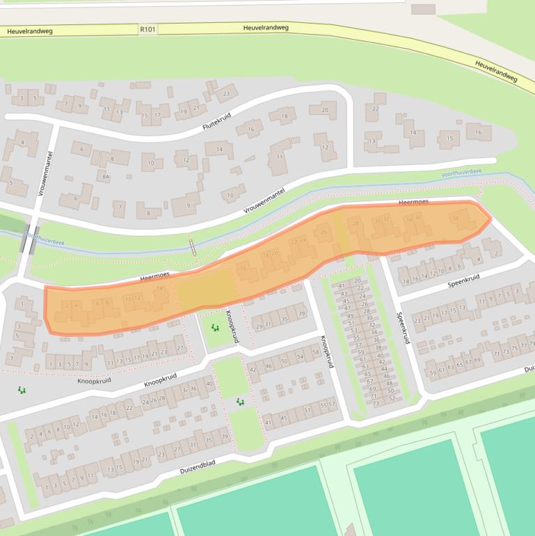 Kaart van postcodegebied 3781SK.