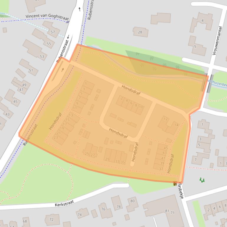 Kaart van postcodegebied 3781SL.
