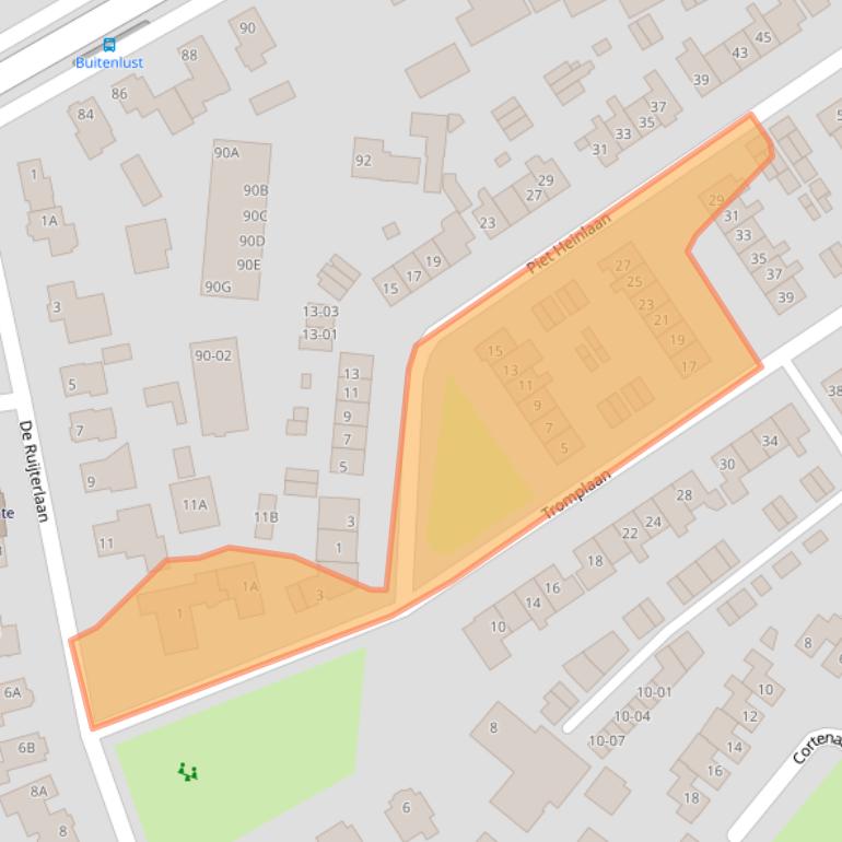 Kaart van postcodegebied 3781TC.