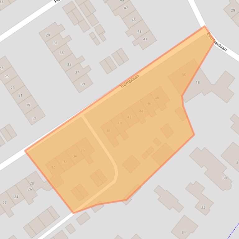 Kaart van postcodegebied 3781TG.