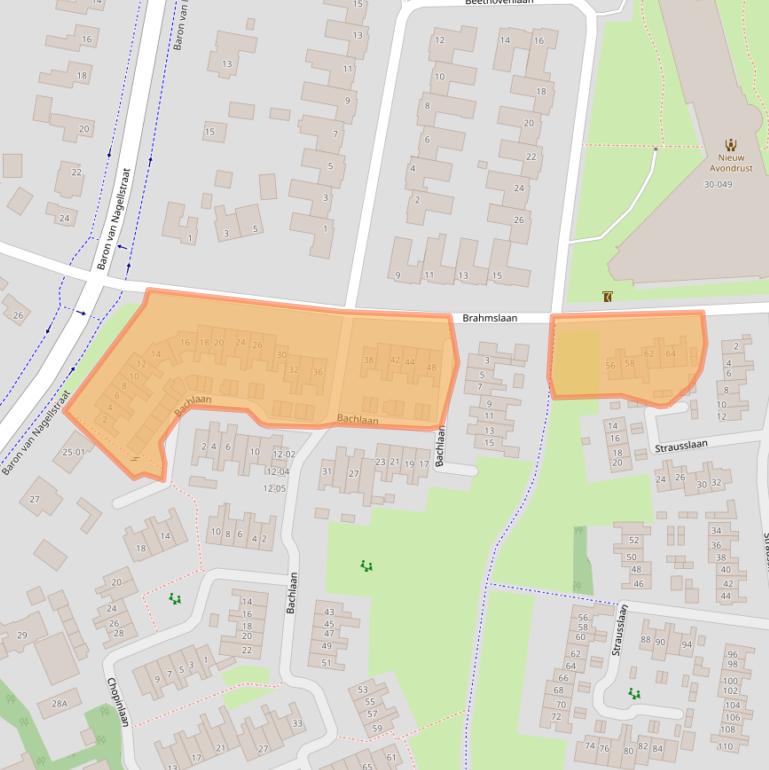 Kaart van postcodegebied 3781TP.