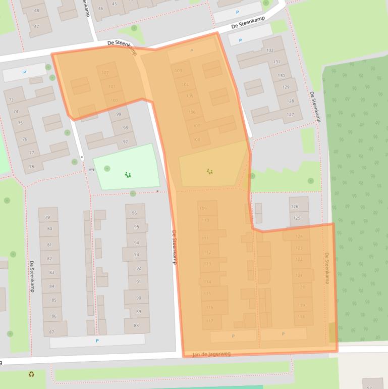 Kaart van postcodegebied 3781VV.