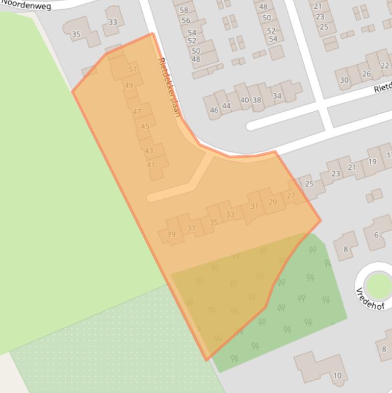 Kaart van postcodegebied 3781WC.