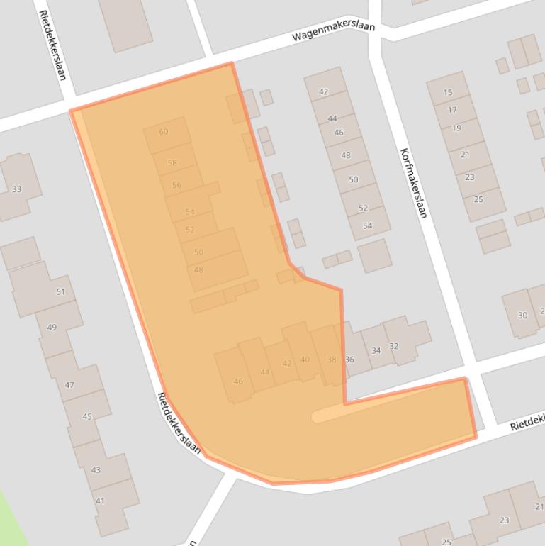 Kaart van postcodegebied 3781WE.