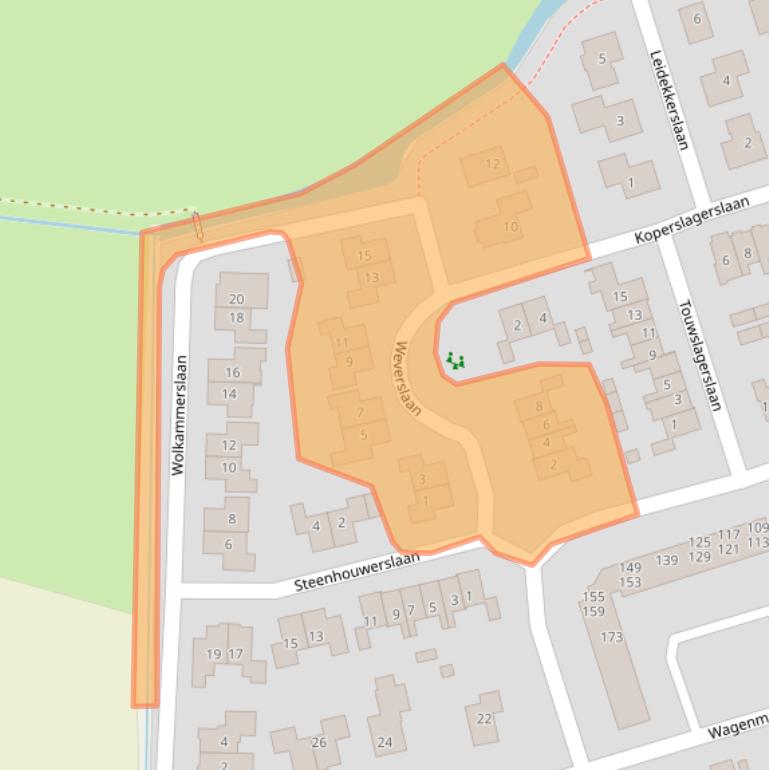 Kaart van postcodegebied 3781WS.