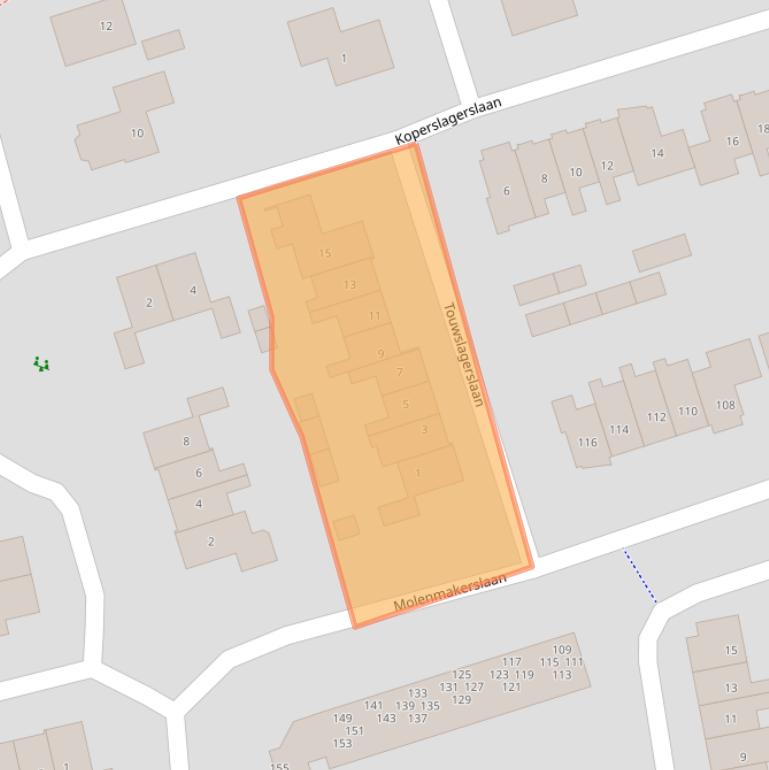 Kaart van postcodegebied 3781WZ.