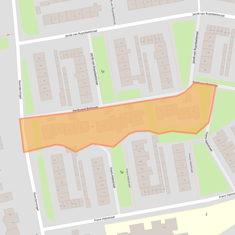 Kaart van postcodegebied 3781XA.