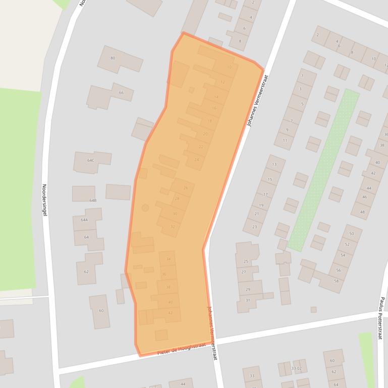 Kaart van postcodegebied 3781XE.
