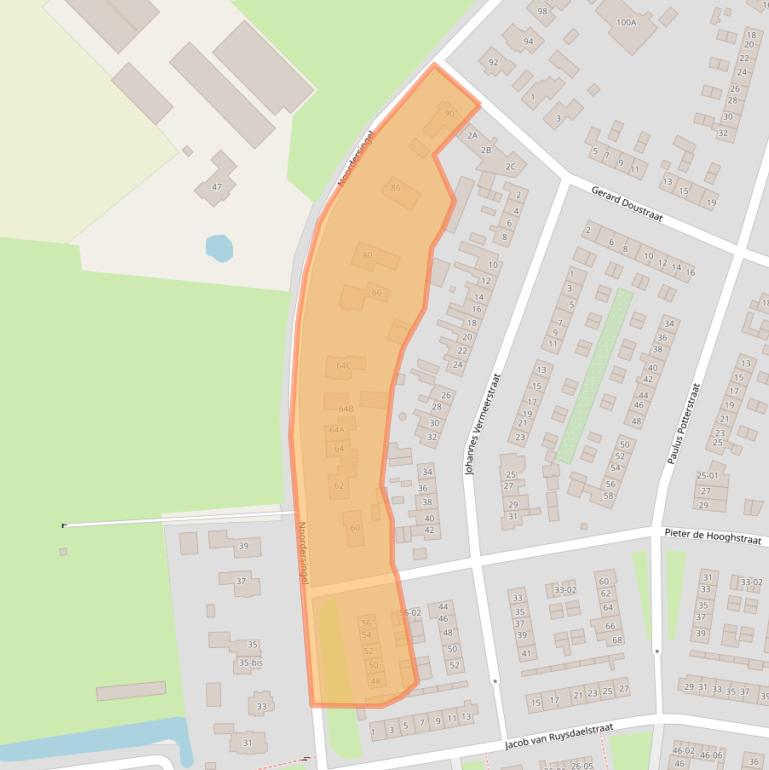 Kaart van postcodegebied 3781XK.