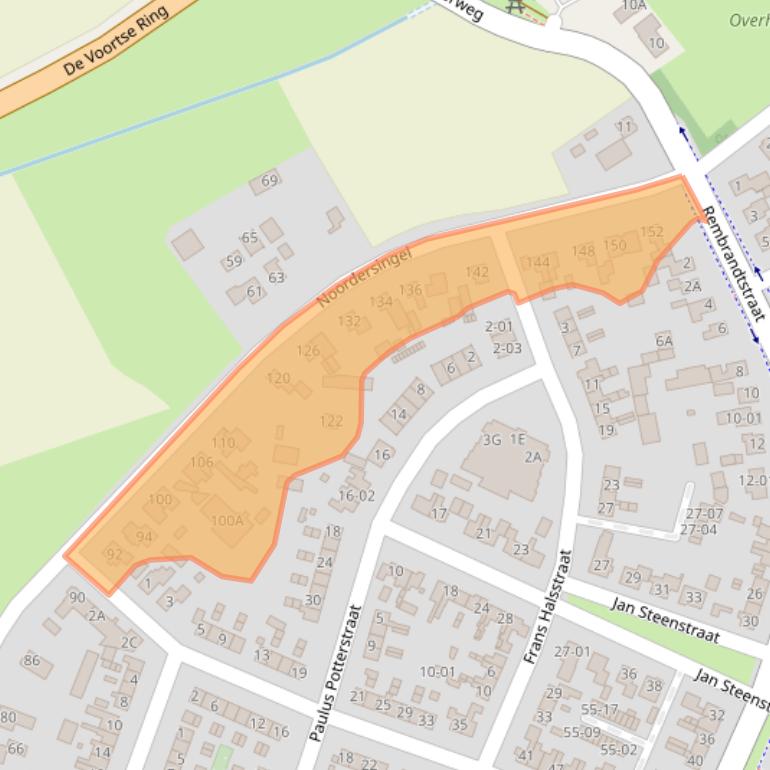 Kaart van postcodegebied 3781XL.